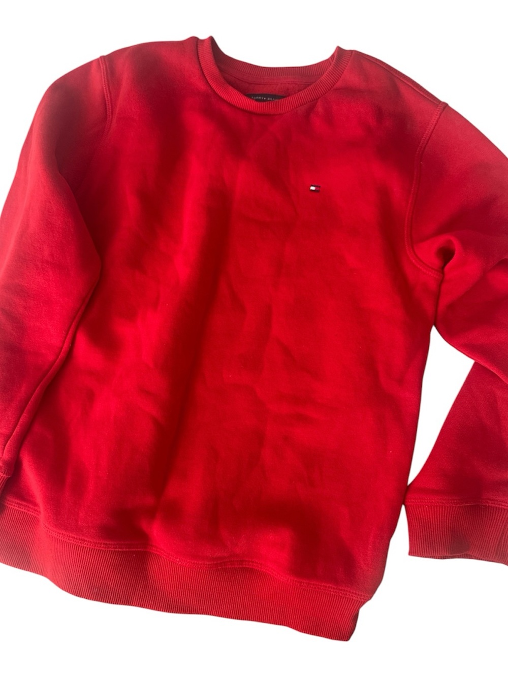 Tommy Hilfiger Red Crewneck Sweatshirt - Kids